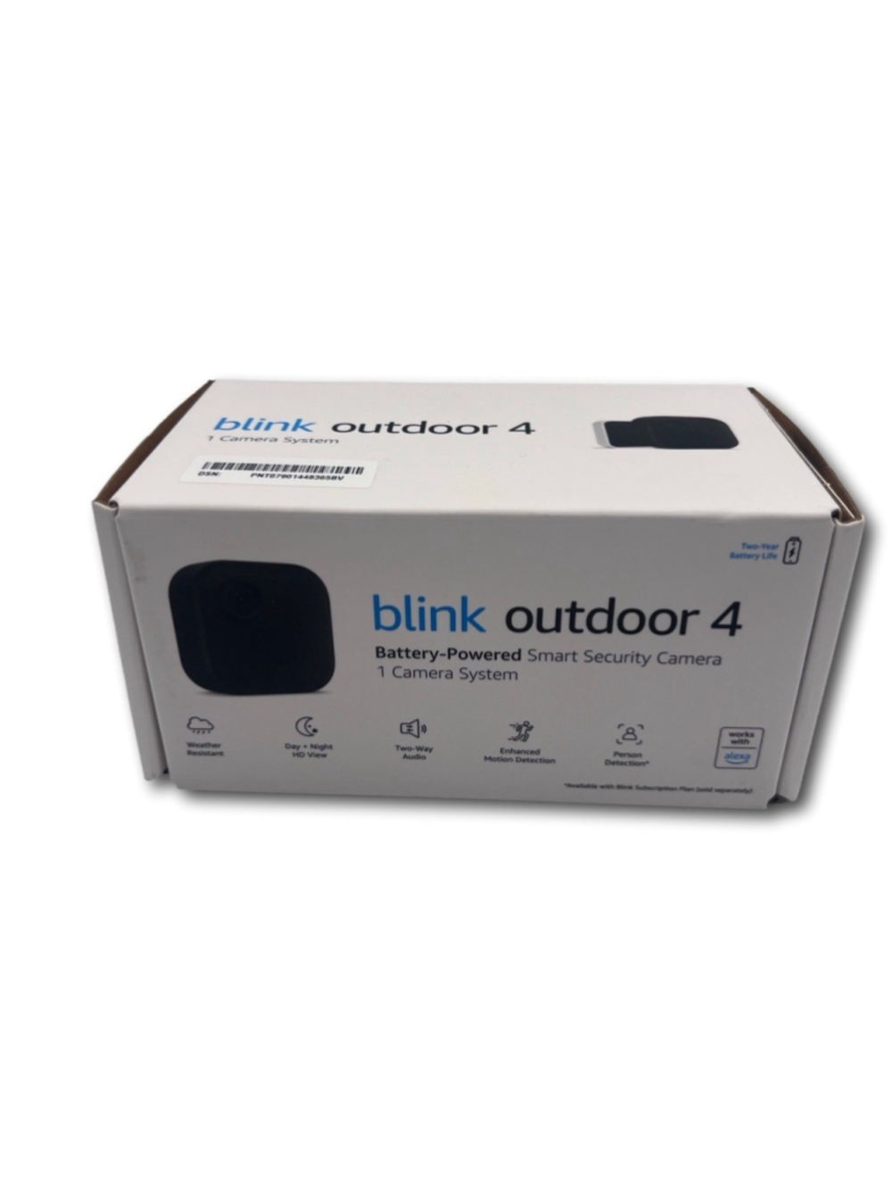 Blink Outdoor 4 4th Gen Wire-free Wi-Fi Outdoor Smart Security Camera System Blk
